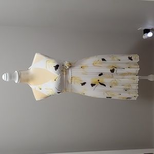 Speechless halter pleated dress Sz S